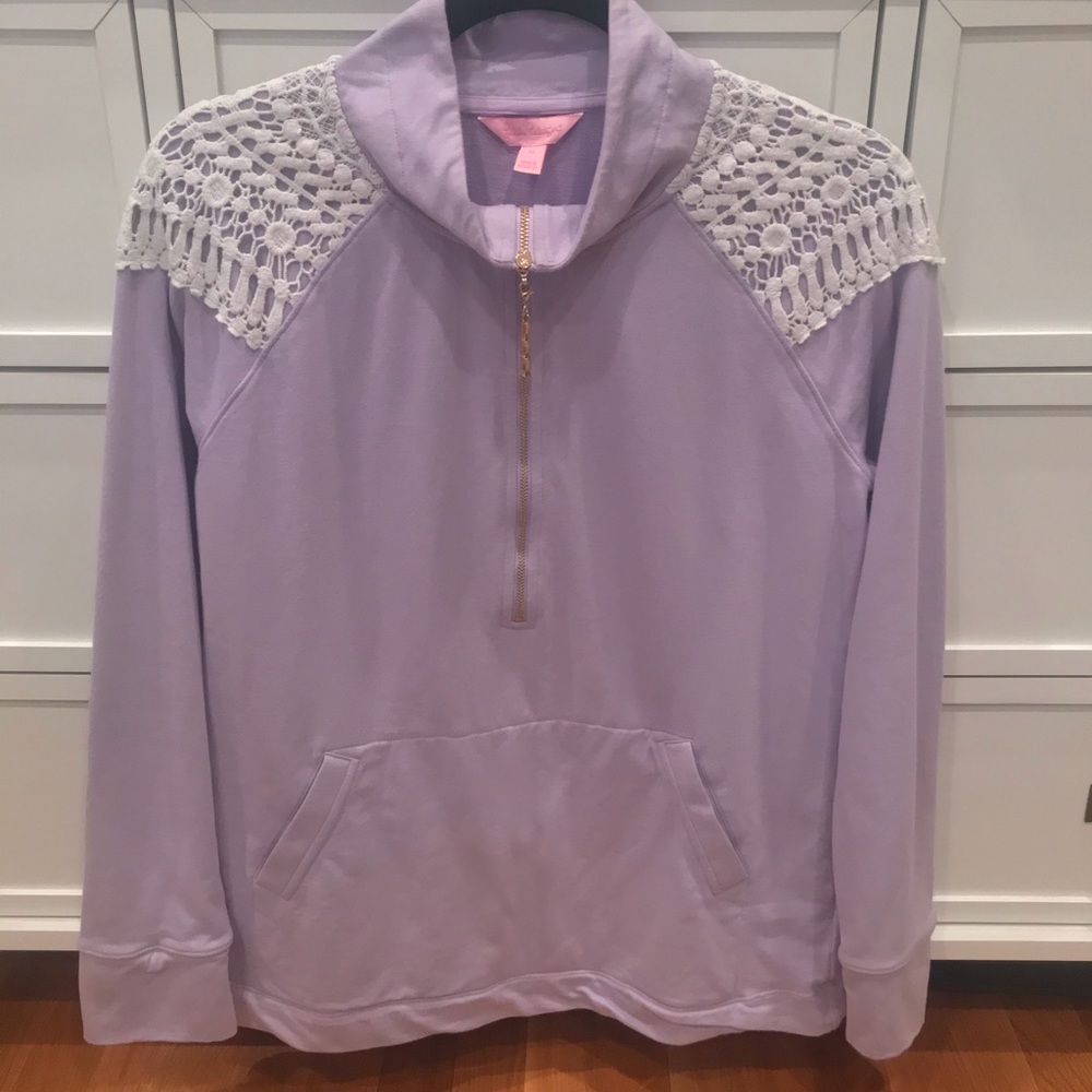 Lilly Pulitzer Half Zip Sweatshirt